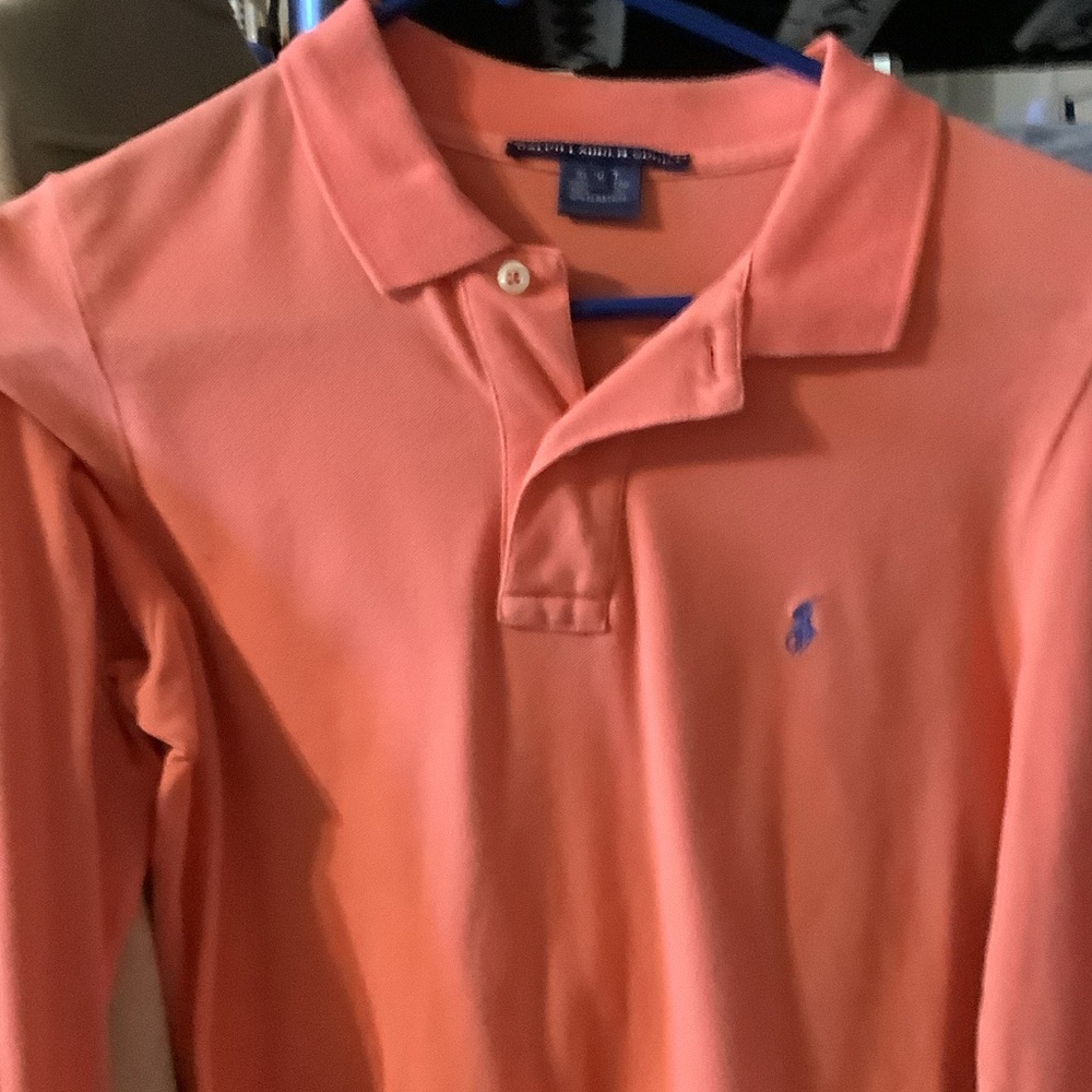 Ralph Lauren sport Coral Polo Shirt, slim fit, medium